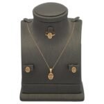 نصف طقم ذهب عيار 21 الوزن 3.18 جرام