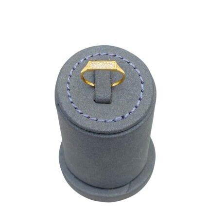 خاتم ذهب عيار 18 الوزن 0.96 جرام