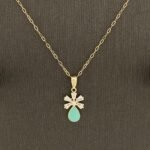 ⁦نصف طقم أطفال ذهب عيار 18 الوزن 2.97 جرام⁩ - الصورة ⁦4⁩