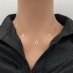 عقد ذهب عيار 18 الوزن 1.71 جرام
