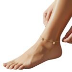 خلخال ذهب عيار 18 الوزن 1.32 جرام