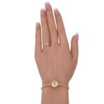 إسوارة و خاتم ذهب عيار 18 الوزن 7.36 جرام