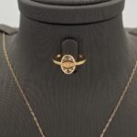 ⁦نصف طقم ذهب عيار 21 الوزن 3.18 جرام⁩ - الصورة ⁦3⁩