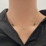 عقد ذهب عيار 18 الوزن 1.02 جرام