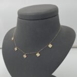 ⁦عقد ذهب عيار 18 الوزن 1.56 جرام⁩ - الصورة ⁦5⁩