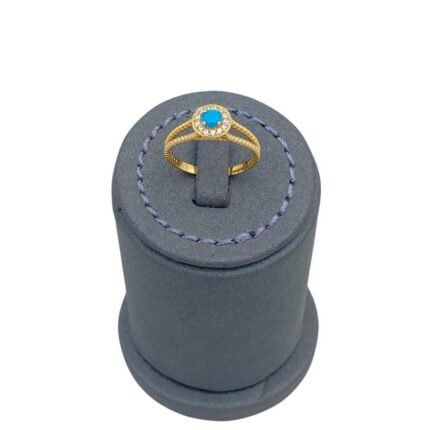 خاتم ذهب عيار 18 الوزن 2.29 جرام