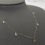 ⁦عقد تشوكر ذهب عيار 18 الوزن 0.70 جرام⁩ - الصورة ⁦3⁩