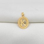 تعليقه حرف K ذهب عيار 18 الوزن 0.3 جرام