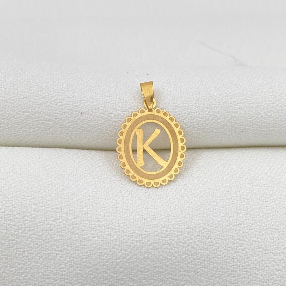 تعليقه حرف K ذهب عيار 18 الوزن 0.3 جرام تعليقه حرف K ذهب عيار 18 الوزن 0.3 جرام