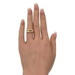 خاتم عيار 18 الوزن 1.90 جرام