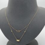 ⁦عقد ذهب عيار 18 الوزن 2.90 جرام⁩ - الصورة ⁦3⁩