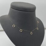 ⁦عقد ذهب عيار 18 الوزن 1.41 جرام⁩ - الصورة ⁦2⁩