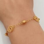 ⁦اسواره ذهب عيار 21 الوزن 3.95 جرام⁩ - الصورة ⁦3⁩