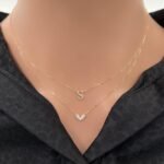 عقد حرف S ذهب عيار 18 الوزن 1.32 جرام