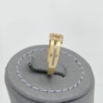 ⁦خاتم ذهب عيار 18 الوزن 1.80 جرام⁩ - الصورة ⁦3⁩