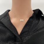 عقد ذهب عيار 18 الوزن 0.93 جرام