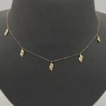 ⁦عقد ذهب عيار 18 وزن 1.29 جرام تصميم مميز⁩ - الصورة ⁦5⁩