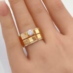 ⁦تونز ذهب عيار 21 الوزن 4.51 جرام⁩ - الصورة ⁦3⁩