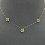 ⁦عقد ذهب عيار 18 الوزن 1.28 جرام⁩ - الصورة ⁦3⁩