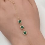 ⁦كف ذهب عيار 18 الوزن 1.7 جرام⁩ - الصورة ⁦3⁩