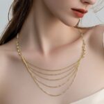 عقد ذهب عيار 18 الوزن 1.73 جرام