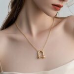 عقد ذهب عيار 18 وزن 1.18 جرام أناقة ناعمة
