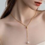 عقد ذهب عيار 18 وزن 1.25 جرام أناقة جذابة