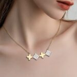 عقد ذهب عيار 18 الوزن 0.84 جرام