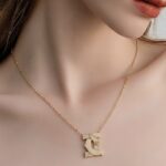 عقد ذهب عيار 18 وزن 1.21 جرام مظهر جذاب