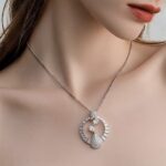 عقد ذهب عيار 18 وزن 2 جرام تصميم راقٍ