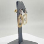 ⁦حلق ذهب عيار 18 الوزن 2.68 جرام⁩ - الصورة ⁦3⁩