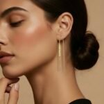 حلق ذهب عيار 18 الوزن 1.72 جرام