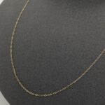 ⁦سلسال ذهب عيار 18 الوزن 0.70 جرام⁩ - الصورة ⁦2⁩