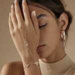 كف ذهب عيار 18 الوزن 1.24 جرام