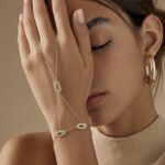 كف ذهب عيار 18 الوزن 1.28 جرام