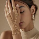 كف ذهب خليجى عيار21 الوزن 11.71 جرام