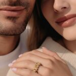 خاتم ذهب عيار 18 الوزن 3.47 جرام