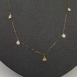 ⁦عقد تشوكر ذهب عيار 18 الوزن 0.85 جرام⁩ - الصورة ⁦5⁩