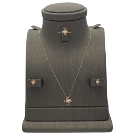 نصف طقم اطفال ذهب عيار 18 الوزن 1.38 جرام