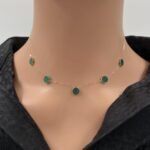 عقد ذهب عيار 18 الوزن 2.06 جرام