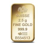 ⁦سبيكة ذهب 2.5 جرام بامب عيار 24⁩ - الصورة ⁦2⁩