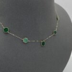 ⁦عقد تشوكر  ذهب عيار 18 الوزن 2.06 جرام⁩ - الصورة ⁦3⁩