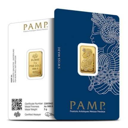 سبيكة ذهب 5 جرام بامب عيار 24