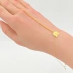 ⁦كف ذهب عيار 21 الوزن 1.04 جرام⁩ - الصورة ⁦2⁩