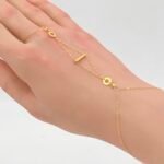 ⁦كف ذهب عيار 21 الوزن 0.90 جرام⁩ - الصورة ⁦3⁩