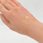 ⁦كف ذهب عيار 21 الوزن1.04 جرام⁩ - الصورة ⁦3⁩