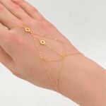 ⁦كف ذهب عيار 21 الوزن 1.01 جرام⁩ - الصورة ⁦2⁩