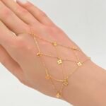 ⁦كف ذهب عيار 21 الوزن 1.4 جرام⁩ - الصورة ⁦3⁩