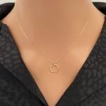 عقد ذهب عيار 18 الوزن 0.66 جرام