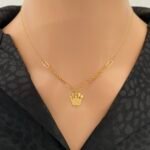 عقد ذهب عيار 21 الوزن 1.21 جرام